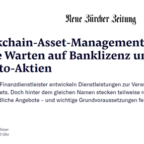 Swiss Publication NZZ: Interview with BitSpread's Cedric Jeanson